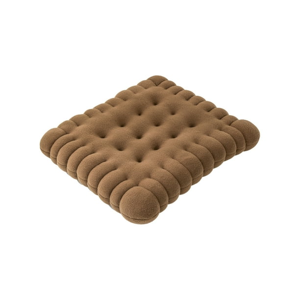 UTDKLPBXAQ Japanese Style Cotton Cookie Tatami Biscuit Pillow Cushion Adorable Soft Biscuit Tatami Cookie Floor Mat for Living Room Bedroom Chairs Dining Table